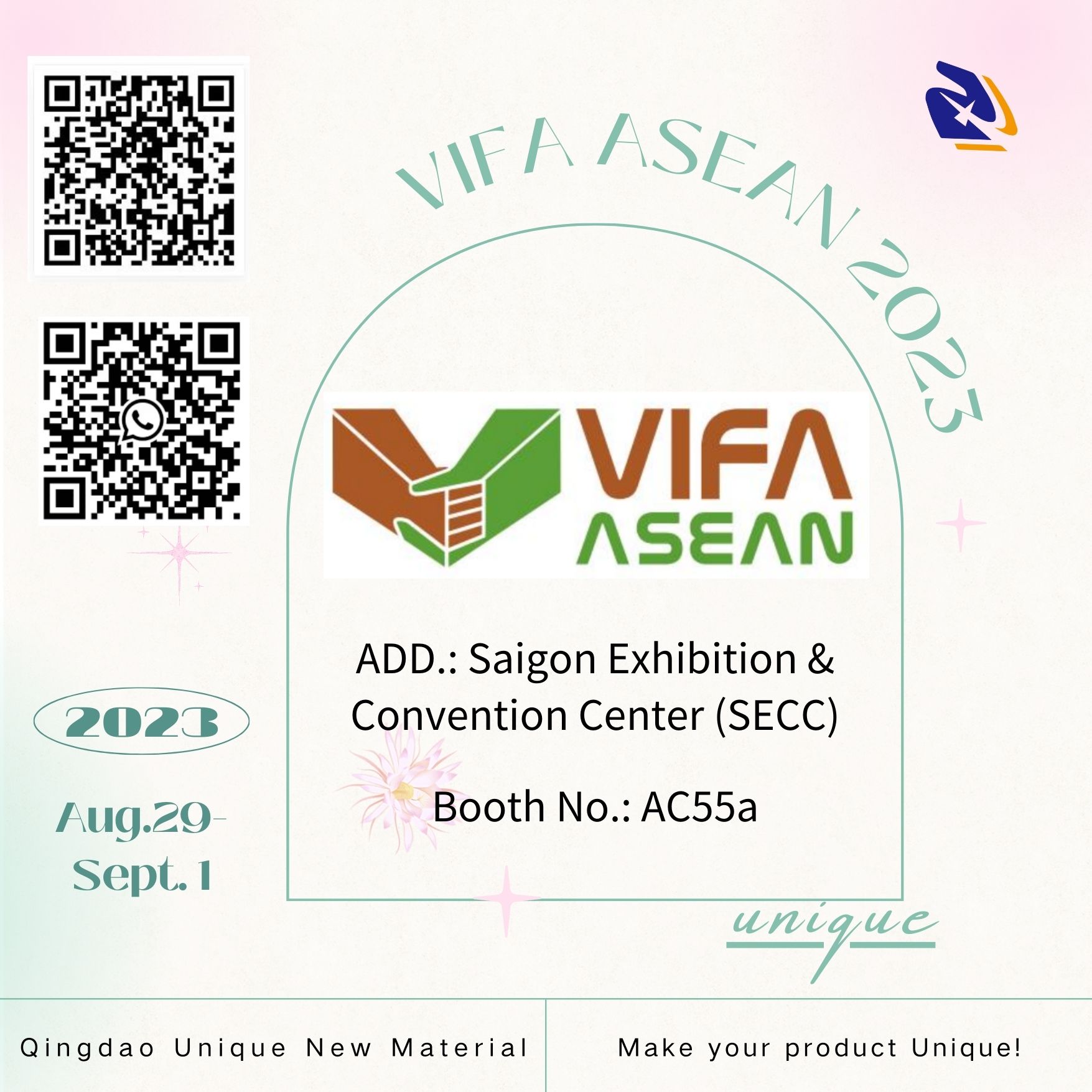 Qingdao Unique New Material has attended VIFA ASEAN 2023