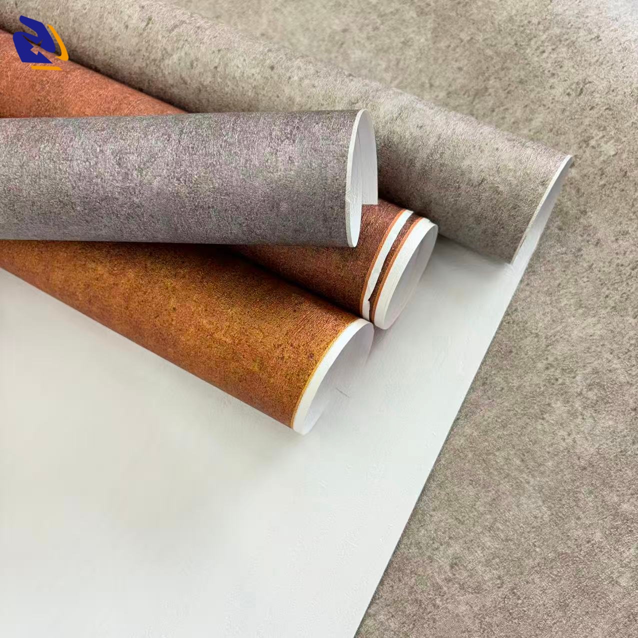 Luxury Metallic Design PVC Decorative Film for Wall Panel Furniture Interior Decoration Lamination Wrapping Vacuum Press Use