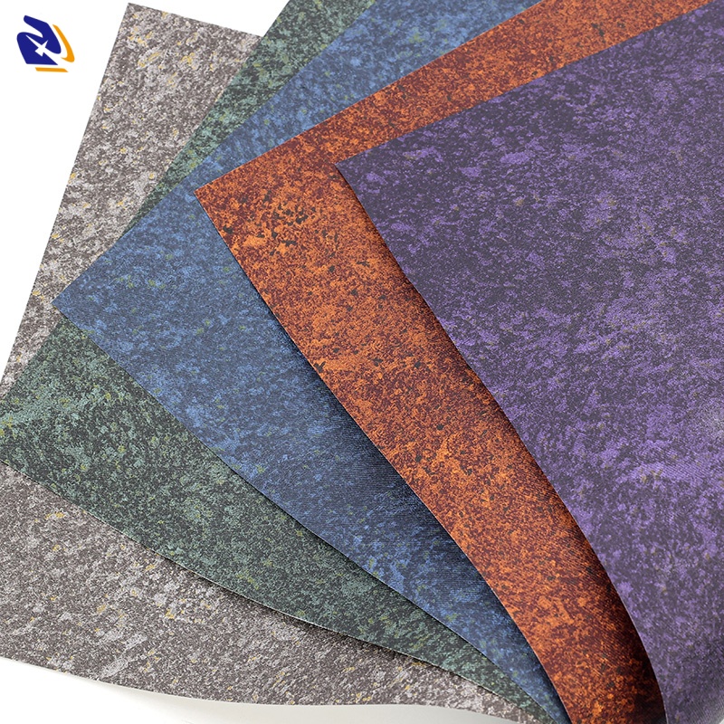 Rococo Patterned Metallic Fabric Design PVC Decorative Film for Wall Furniture Surface Decoration Home Office Commercial Interior