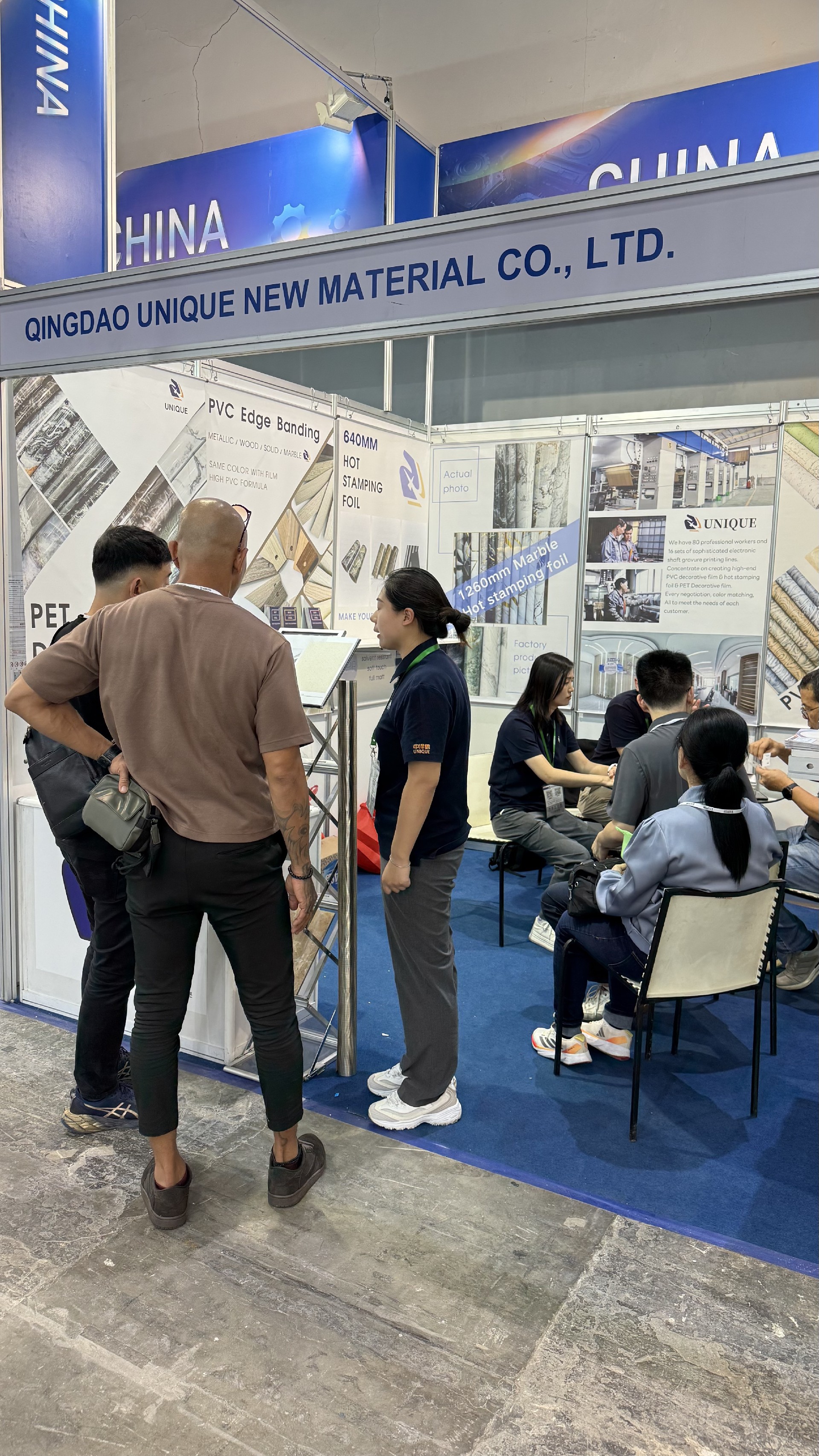 Qingdao Unique New Material has attended 2025  PLASTICS & RUBBER